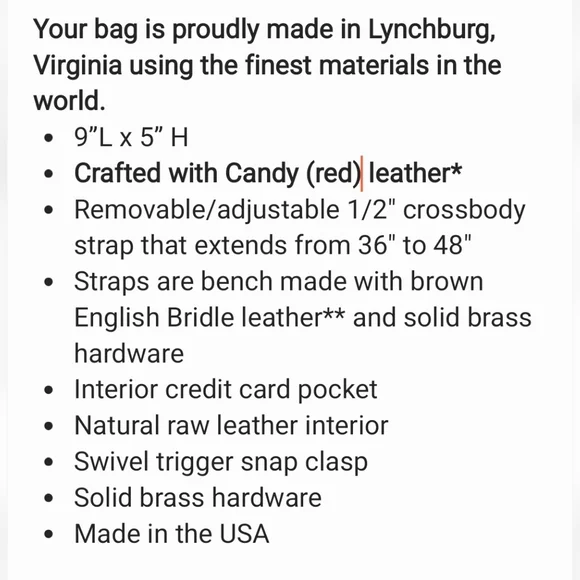 Meanwhile Back On The Farm Leather Candy Red Envelope Clutch Crossbody NWT - Picture 4 of 4